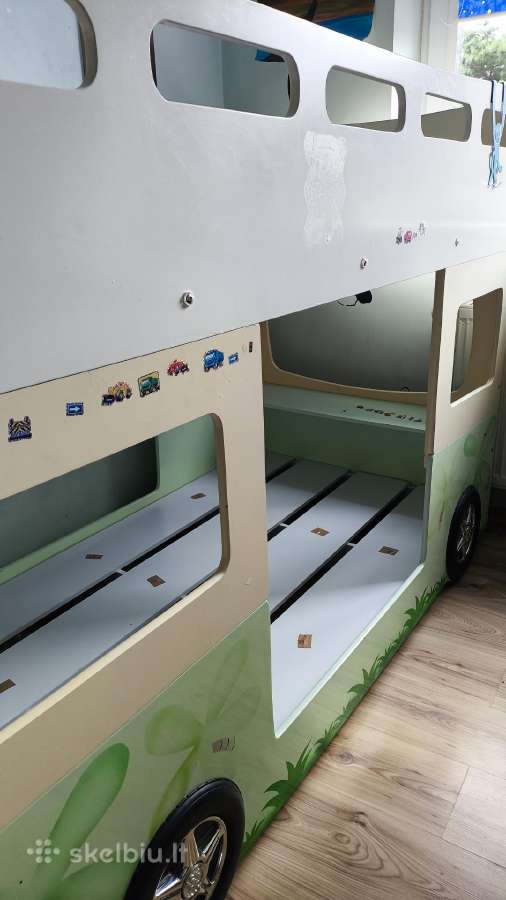 Dviejų aukštų vaikų lova-autobusas „Fantasy Bus“ - nuotraukos Nr. 11