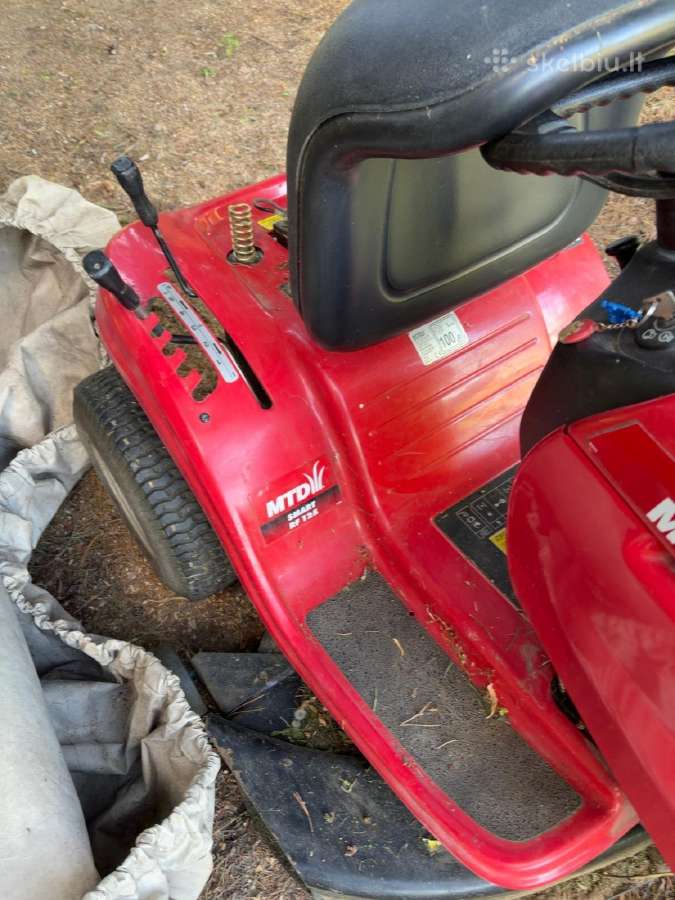 Parduodamas vejos traktoriukas Mtd Smart Rf 125 - nuotraukos Nr. 3