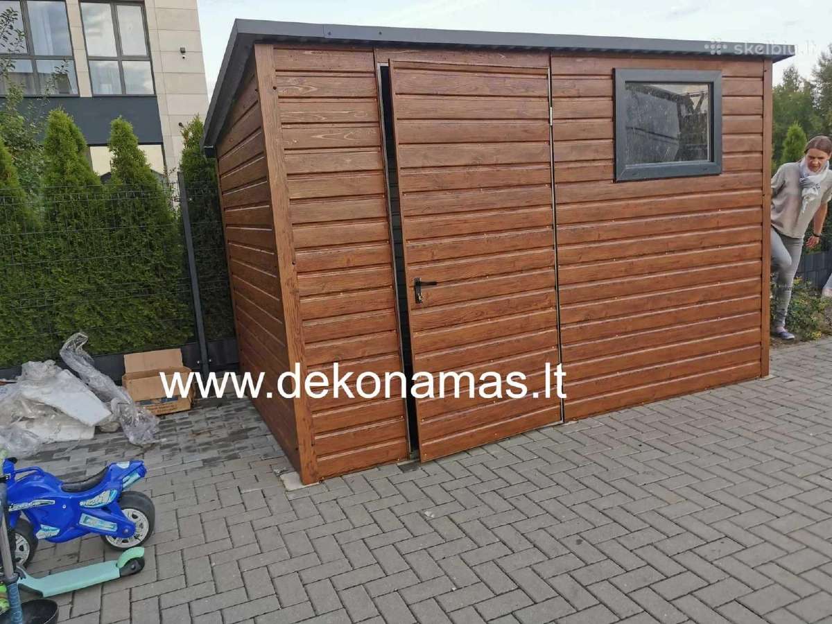 Skardinis sandėliukas 3,30x1,90m - nuotraukos Nr. 2