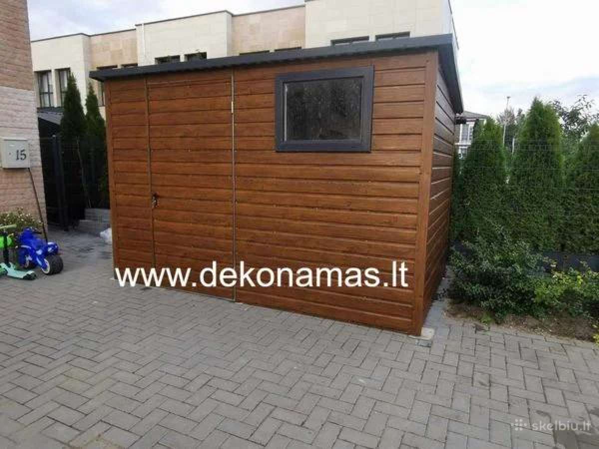 Skardinis sandėliukas 3,30x1,90m - nuotraukos Nr. 4