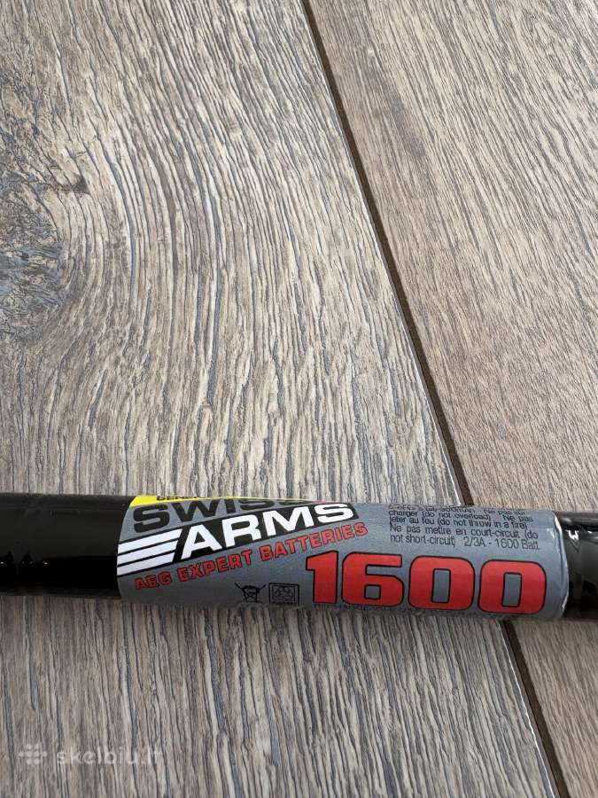 Swiss Arms 9.6v 1600mah Airsoft Baterija – Nauja - nuotraukos Nr. 2