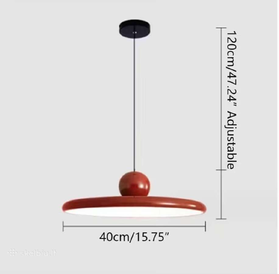 LED pakabinamas lubinis šviestuvas - nuotraukos Nr. 3