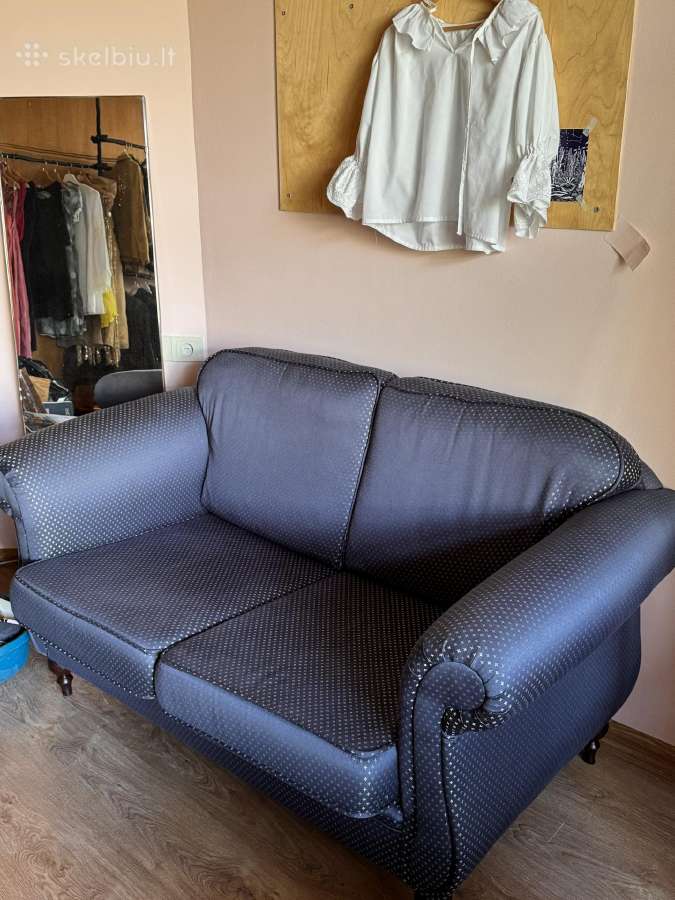 Restauruota vintažinė sofa - nuotraukos Nr. 2