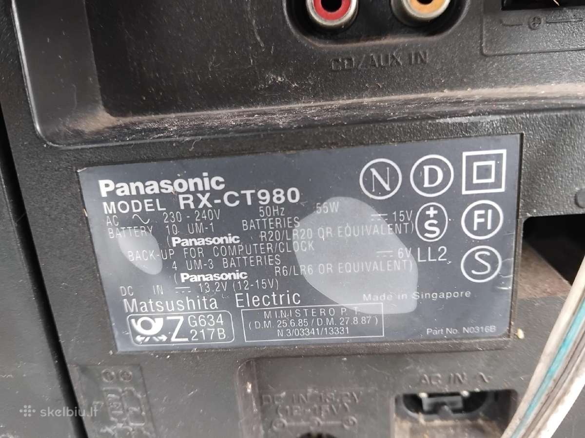 Philips panasonic hitachi magnetolos-bombox - nuotraukos Nr. 32