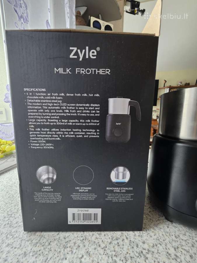 Pieno putų plaktuvas Zyle Zy917mf - nuotraukos Nr. 6