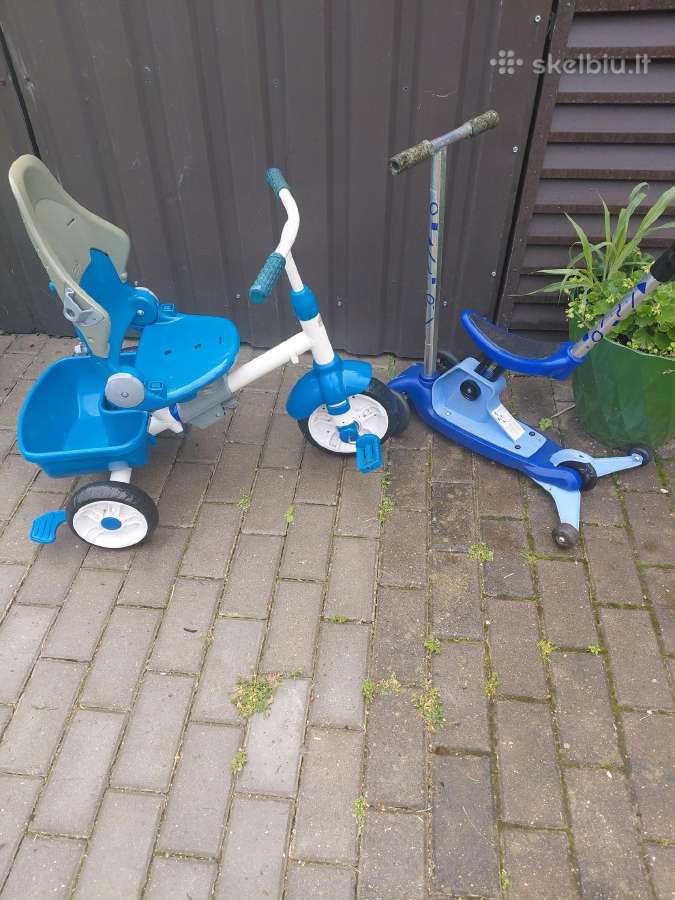 Naudotas triratukas ir paspirtukas-stumdukas - nuotraukos Nr. 2