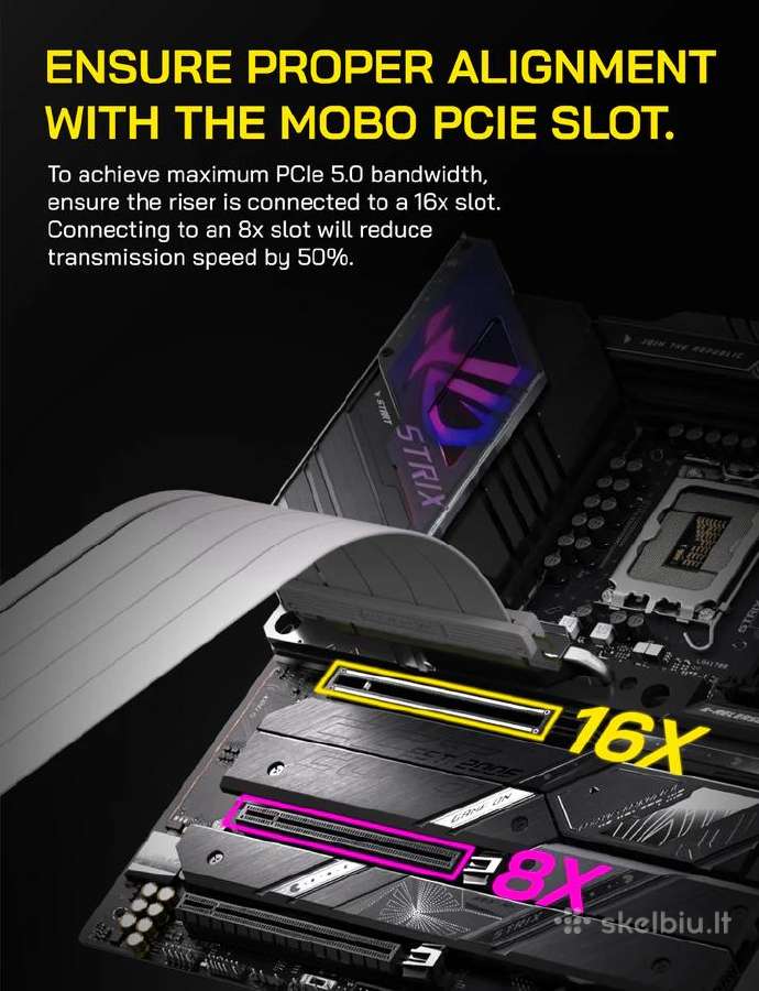 Ezdiy-fab Pcie 5.0 X16 riser - nuotraukos Nr. 5