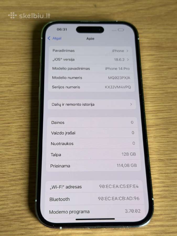 iPhone 14 pro - nuotraukos Nr. 9
