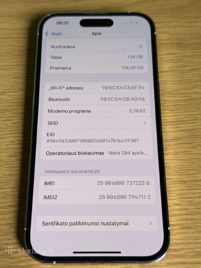 iPhone 14 pro - nuotraukos Nr. 10