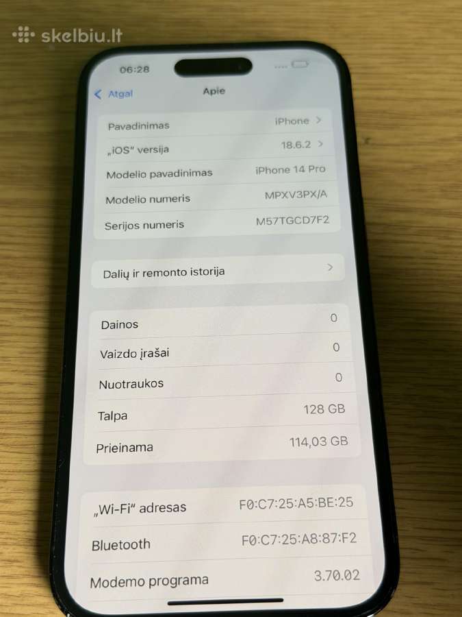 iPhone 14 Pro - nuotraukos Nr. 11