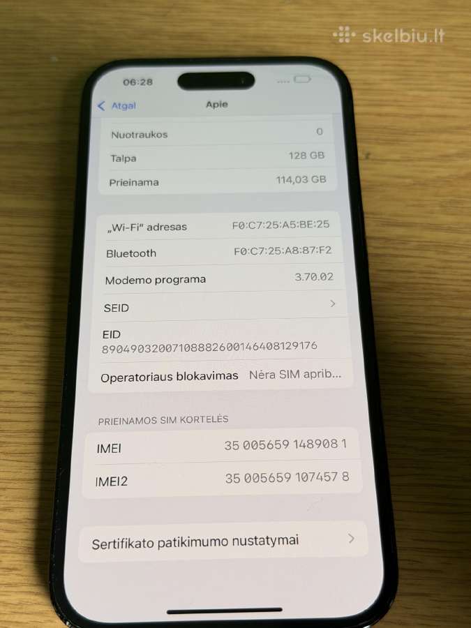 iPhone 14 Pro - nuotraukos Nr. 12