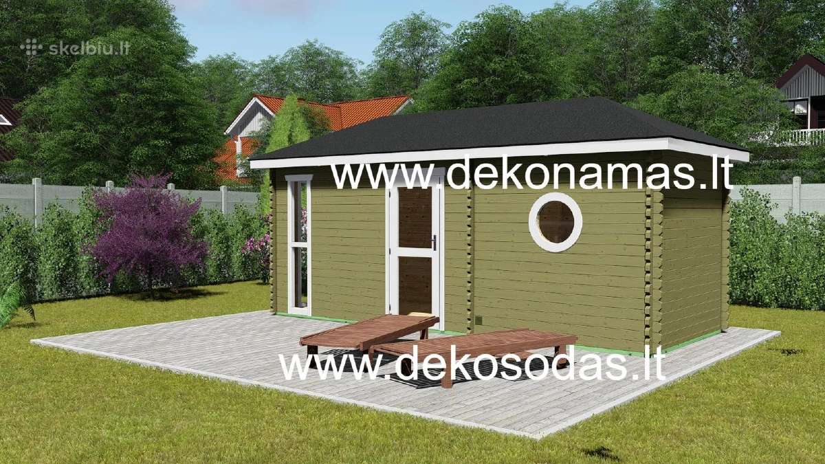 Lauko pirtis Edenberg 580x240 cm, 45 mm - nuotraukos Nr. 2