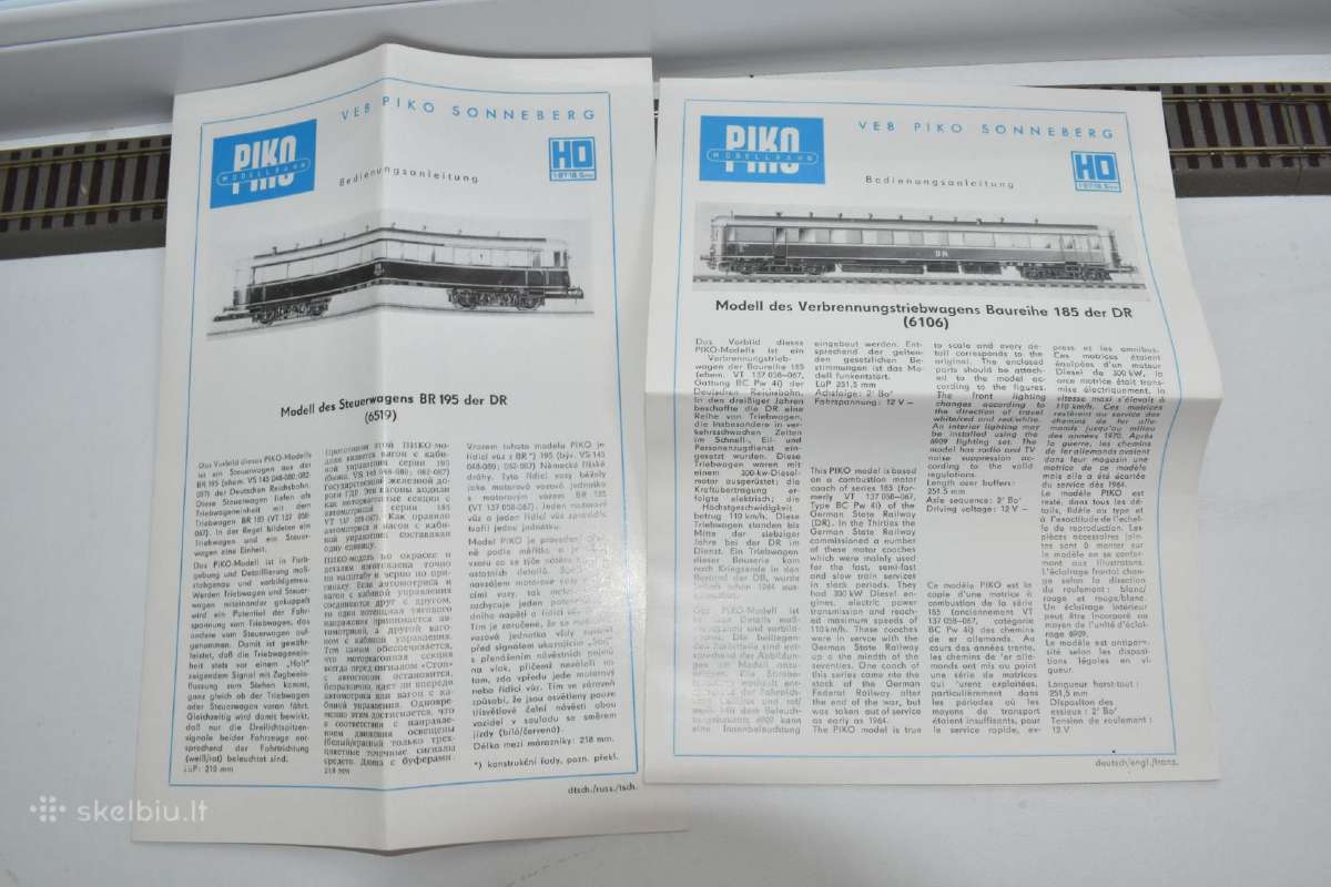 Piko dyzelinis keleivinis lokomotyvas Br 185, 195 - nuotraukos Nr. 7