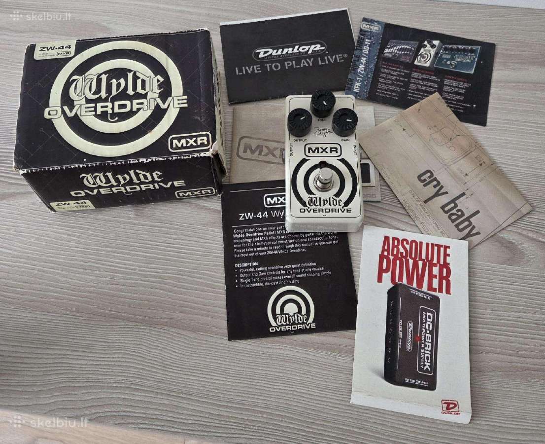 Mxr Zakk Wylde Overdrive (Zw44) gitarinis pedalas - nuotraukos Nr. 3