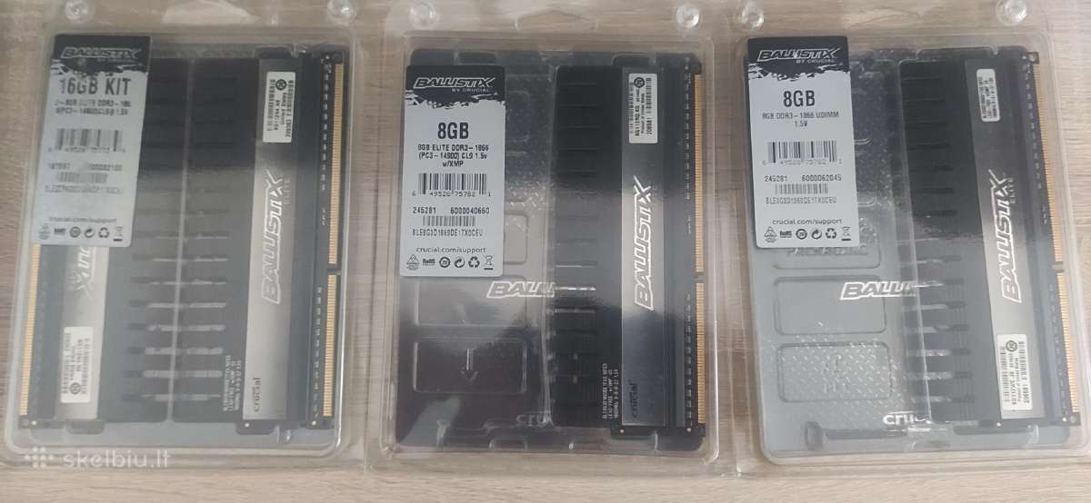 Crucial Ballistix Elite Ddr3 4x8gb 1866mhz - nuotraukos Nr. 3