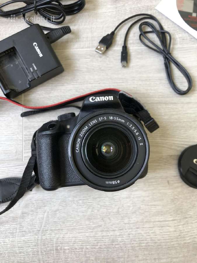 Canon EOS 1200d kamera fotoaparatas veidrodinis - nuotraukos Nr. 3
