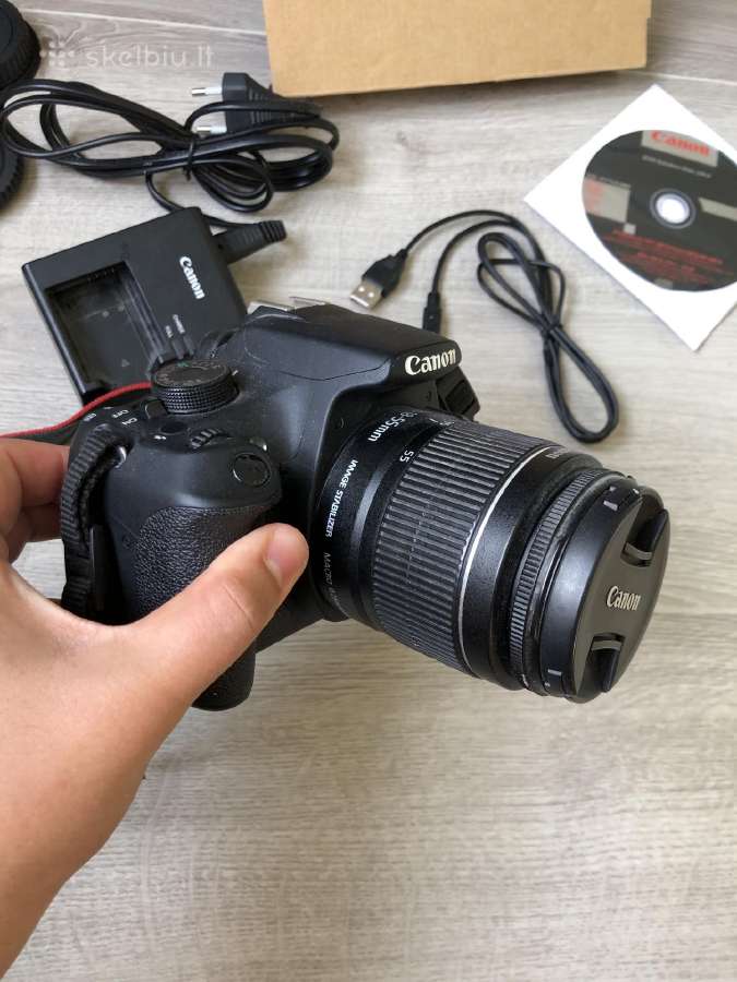 Canon EOS 1200d kamera fotoaparatas veidrodinis - nuotraukos Nr. 4