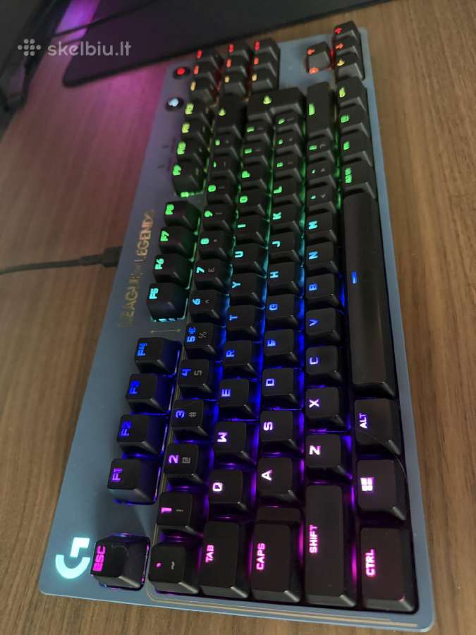Logitech G Pro Tkl Lol Edition – puikios būklė - nuotraukos Nr. 4