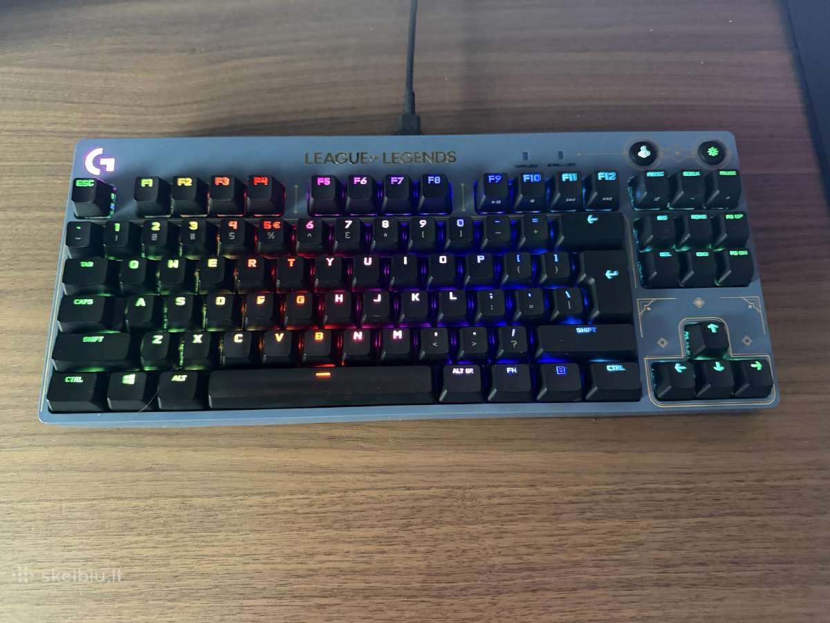 Logitech G Pro Tkl Lol Edition – puikios būklė - nuotraukos Nr. 5