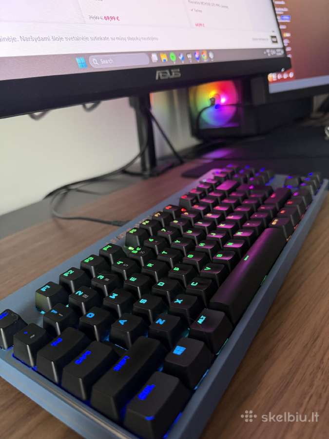 Logitech G Pro Tkl Lol Edition – puikios būklė - nuotraukos Nr. 6
