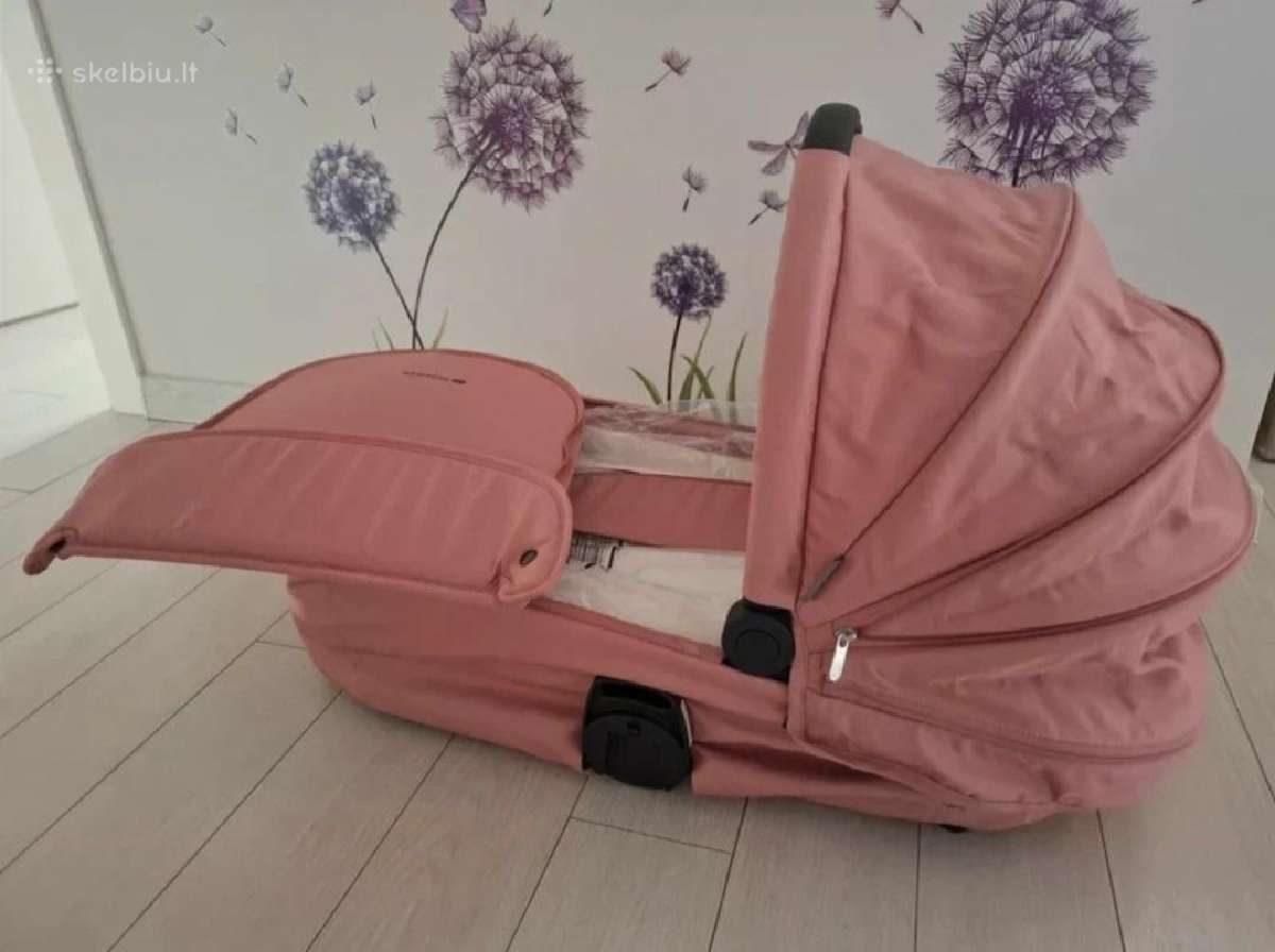 Vežimo lopšys. Carrycot Kinderkraft Nea, rausva sp - nuotraukos Nr. 2