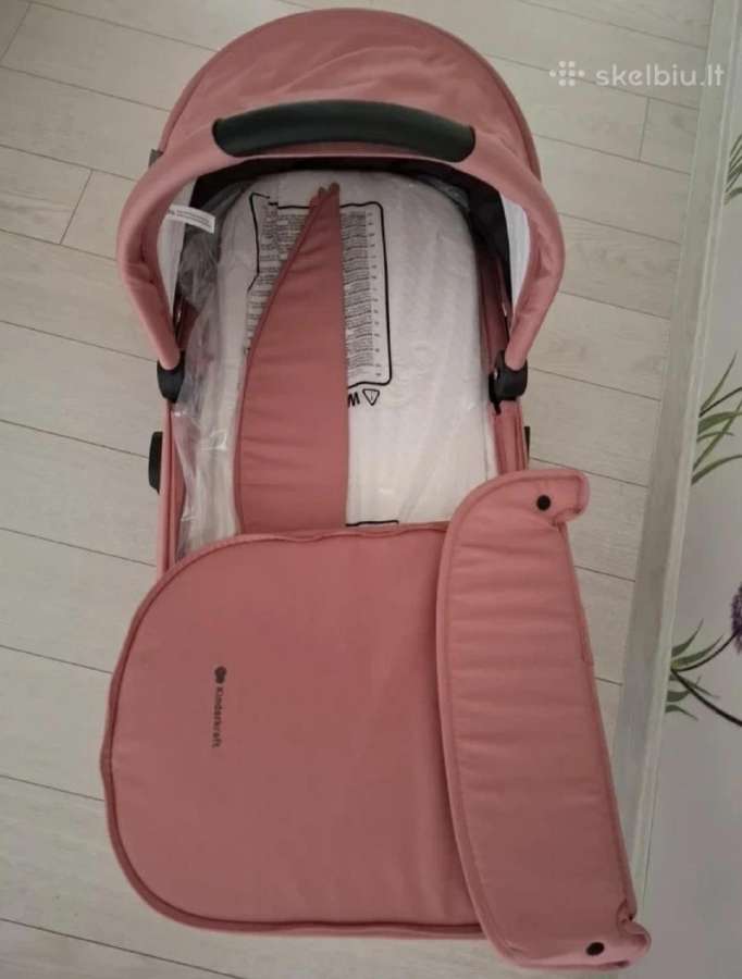Vežimo lopšys. Carrycot Kinderkraft Nea, rausva sp - nuotraukos Nr. 4