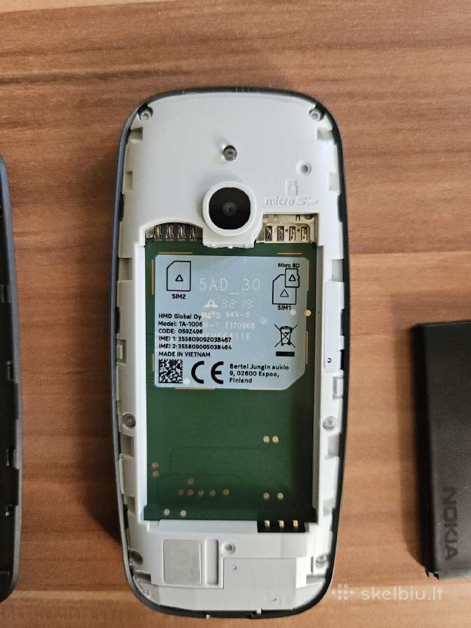 Nokia 3310 3g Ta-1006 - nuotraukos Nr. 8