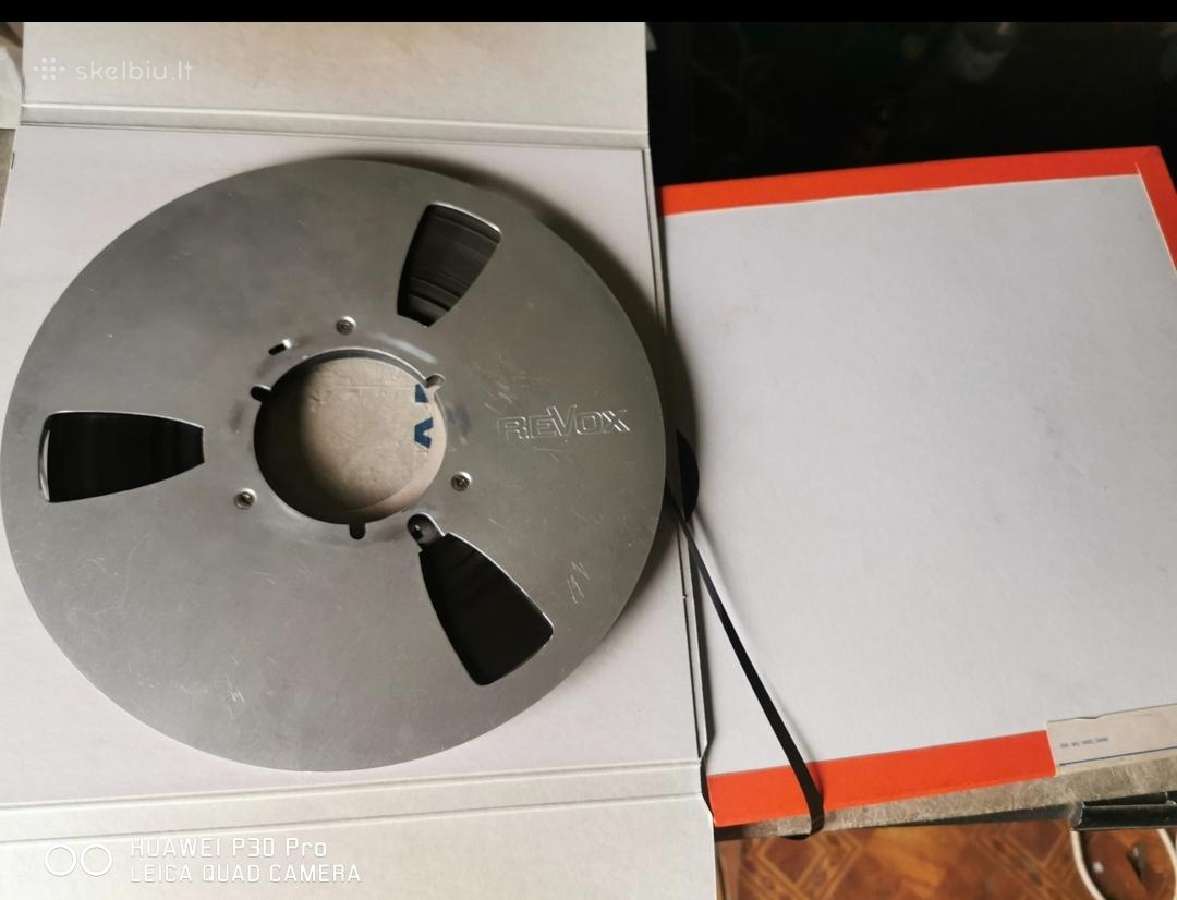Juostinio grotuvo 10" Revox ritė su juosta - nuotraukos Nr. 2