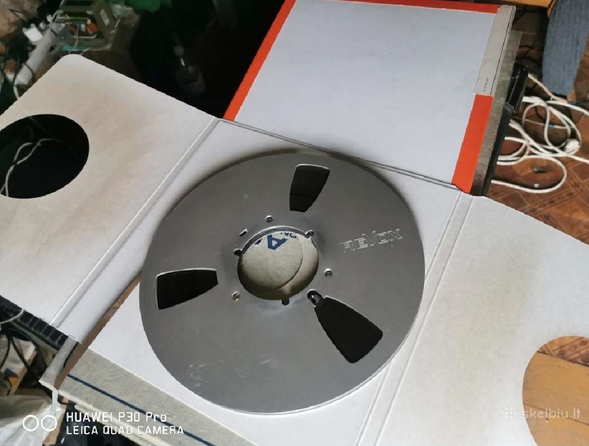 Juostinio grotuvo 10" Revox ritė su juosta - nuotraukos Nr. 4