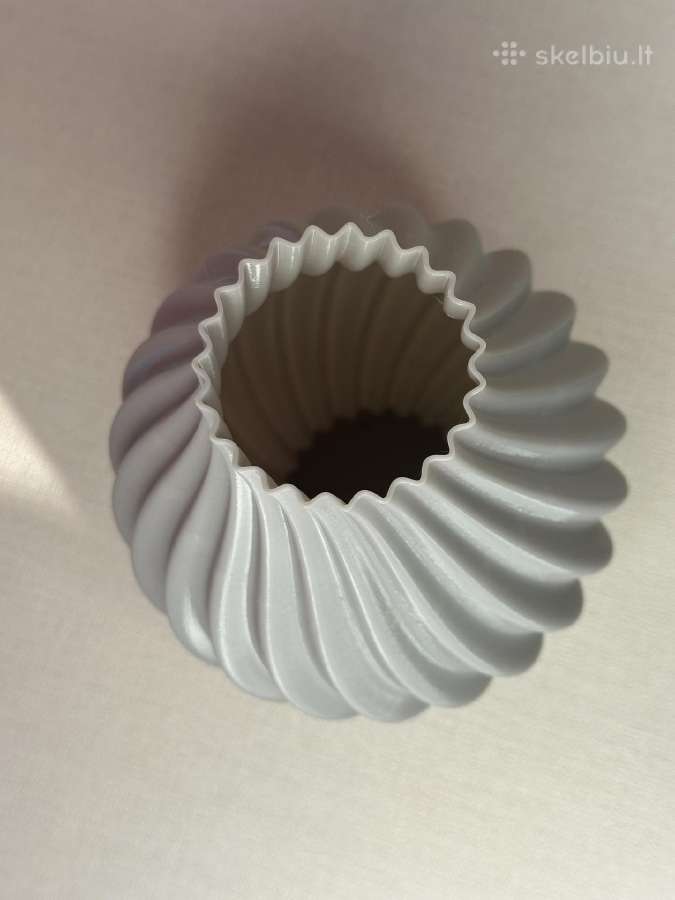 Vaza atspausdinta naudojant 3D spausdintuvą - nuotraukos Nr. 3