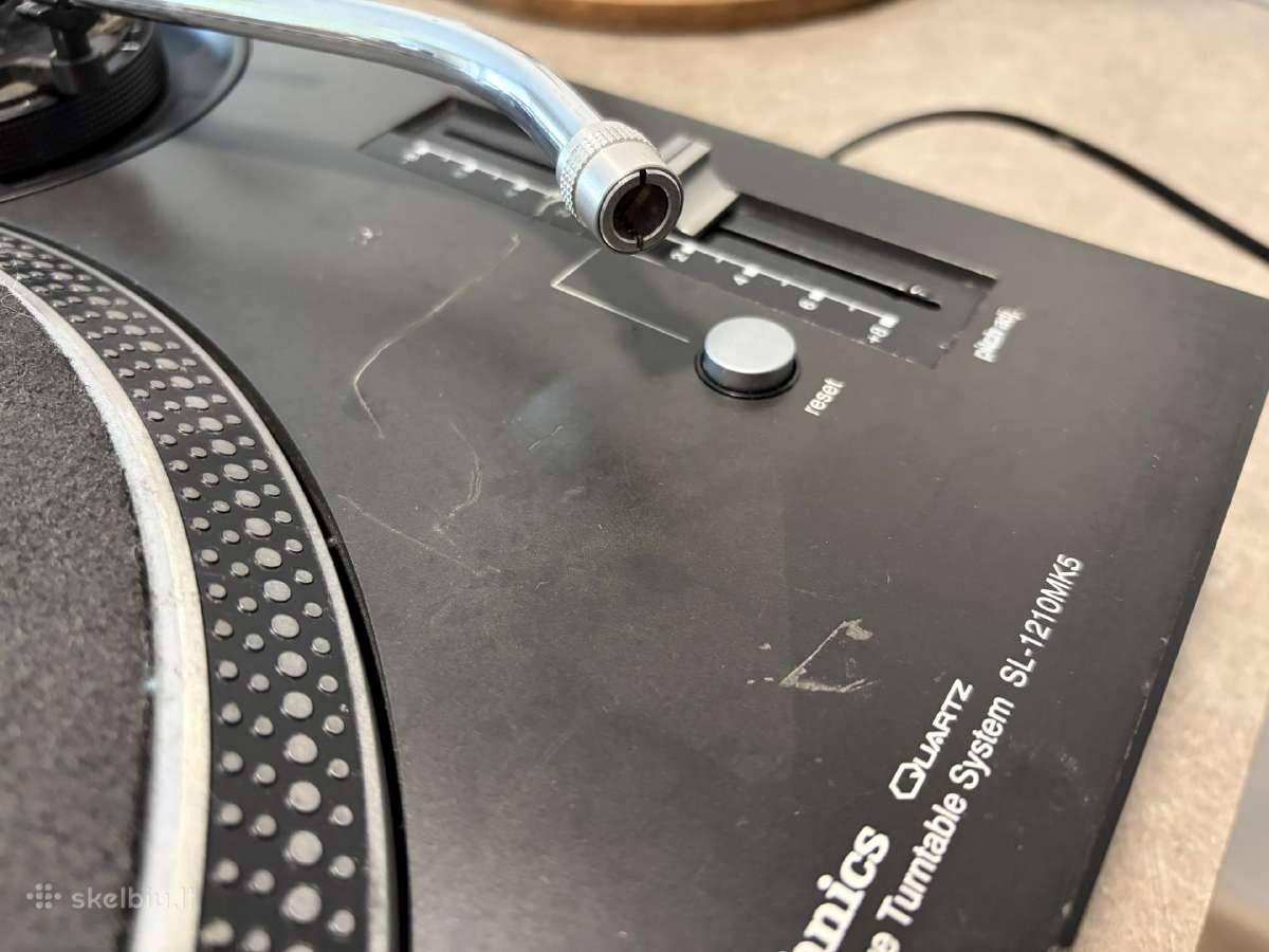 Technics SL-1210 Mk5 patefonas - nuotraukos Nr. 4