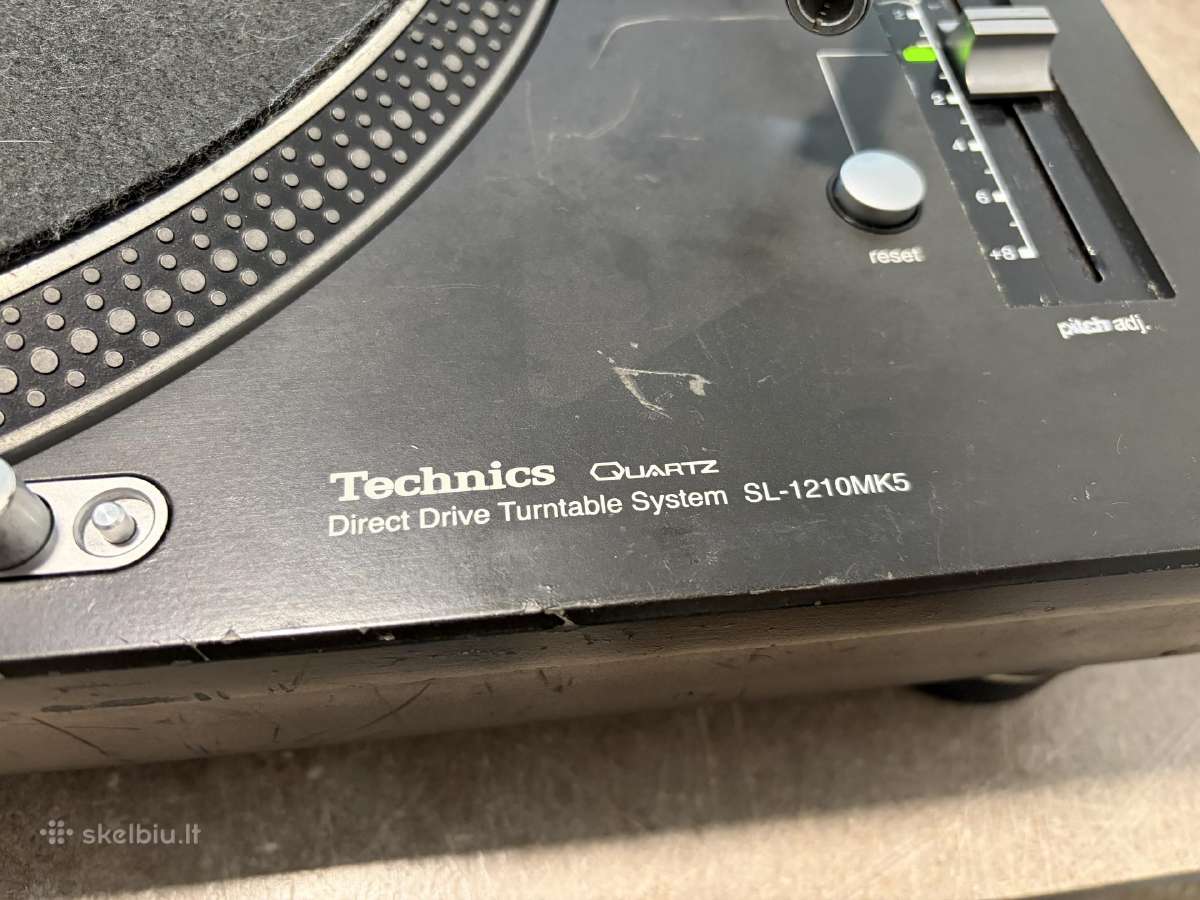 Technics SL-1210 Mk5 patefonas - nuotraukos Nr. 6