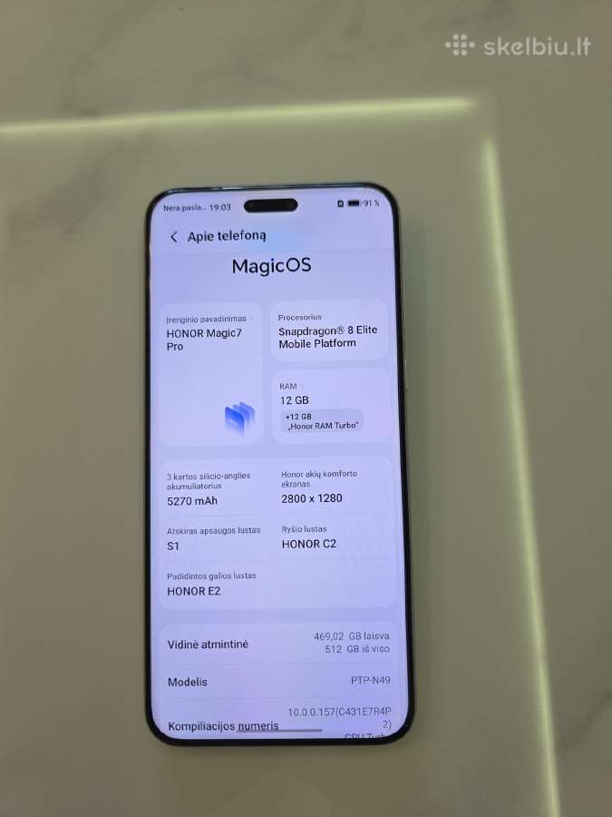 Honor magic 7 pro 512gb 12gb - nuotraukos Nr. 13