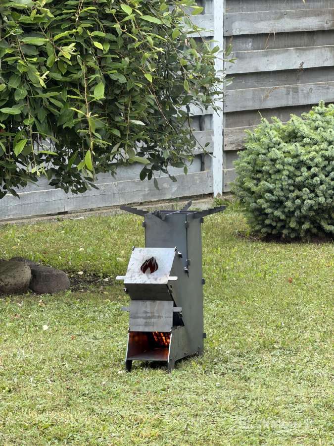 Krosnelė Raketa - surenkama, kelioninė - nuotraukos Nr. 2