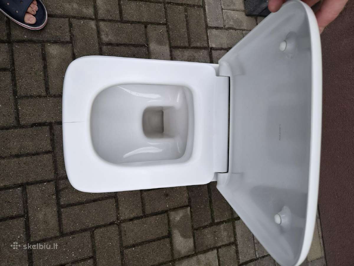 WC puodas pakabinamas glozetas - nuotraukos Nr. 4