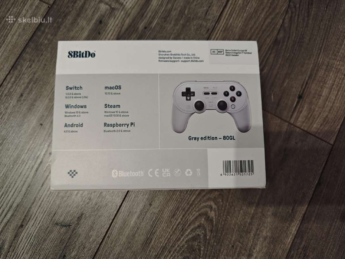 8bitdo Pro 2 Bluetooth pultelis - nuotraukos Nr. 2
