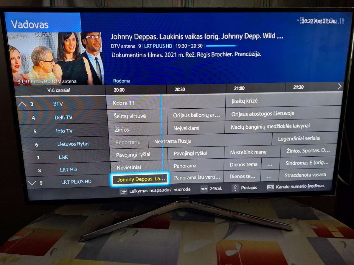 Televizorius Samsung 122cm 48" su pulteliu - nuotraukos Nr. 5