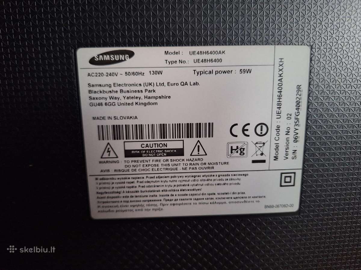 Televizorius Samsung 122cm 48" su pulteliu - nuotraukos Nr. 11