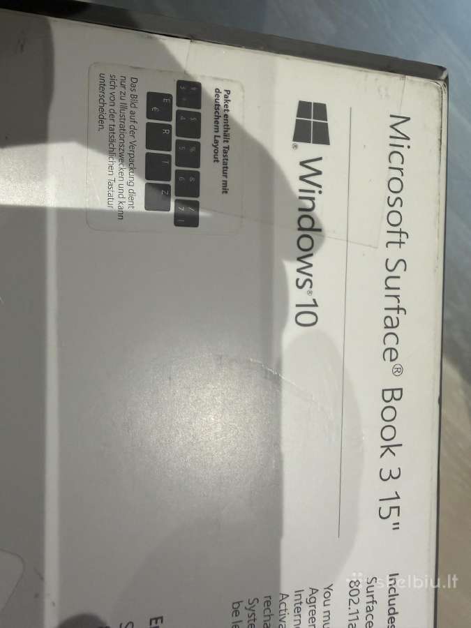 Microsoft Surface Book 3 i7 16 GB RAM - nuotraukos Nr. 9