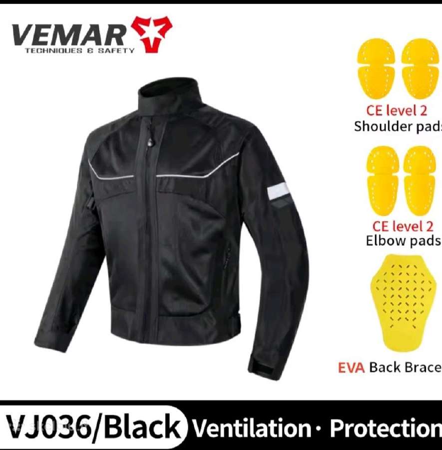 Nauja vasarinė L/ XL moto striukė su apsaugom . - nuotraukos Nr. 3