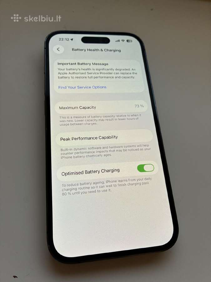 Apple iPhone 14 Pro 128gb Deep Purple telefonas - nuotraukos Nr. 3