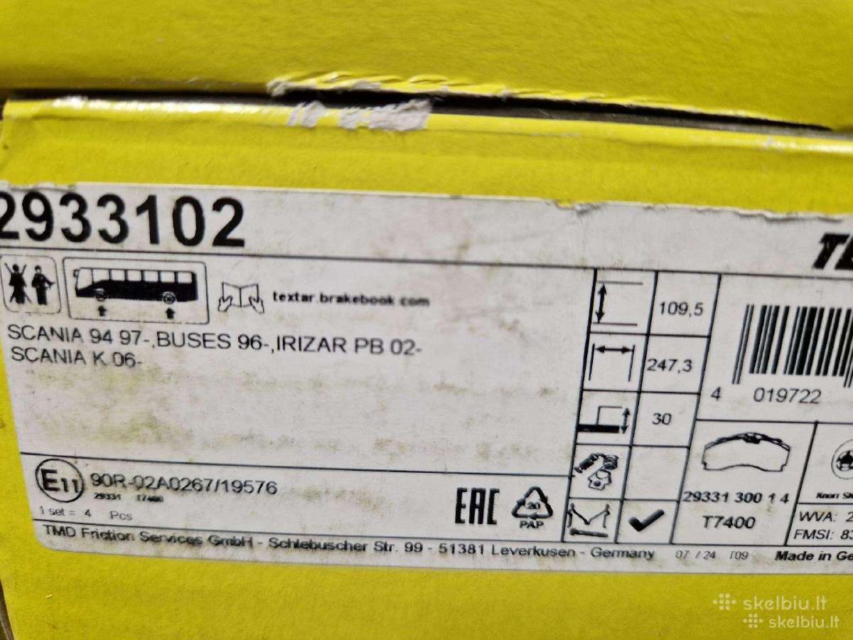 Akumuliatoriai Varta 240ah 1200a C40 - nuotraukos Nr. 6