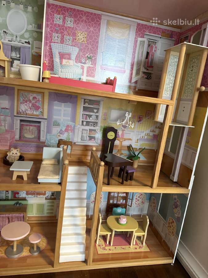 Didelis medinis lėlių namas Kidkraft Majestic Mans - nuotraukos Nr. 3