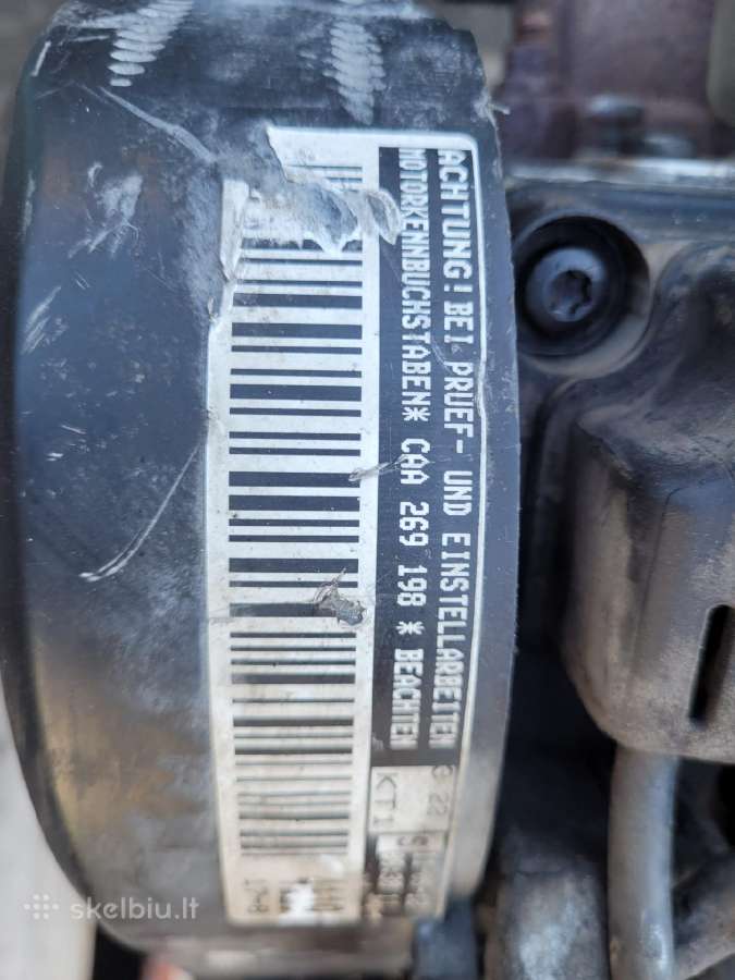 Variklis VW t5 2.0 Dyzelis. Kodas Caa. - nuotraukos Nr. 5