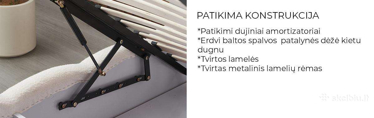 Nauja dvigulė miegamojo lova su patalynės dėže - nuotraukos Nr. 20