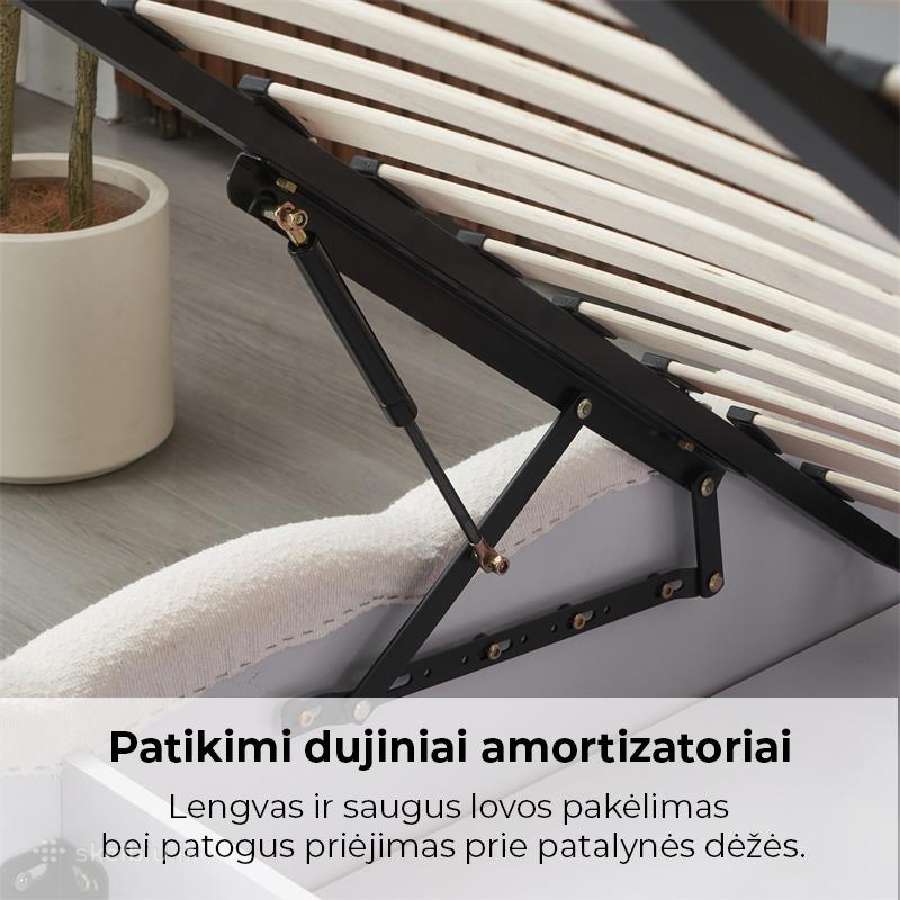 Nauja dvigulė miegamojo lova su patalynės dėže - nuotraukos Nr. 9