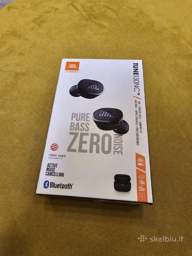 Ausinės Jbl Tune 130nc Tws Juodos - nuotraukos Nr. 3
