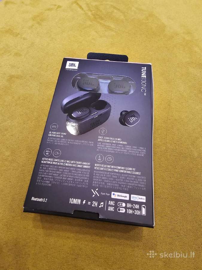 Ausinės Jbl Tune 130nc Tws Juodos - nuotraukos Nr. 4