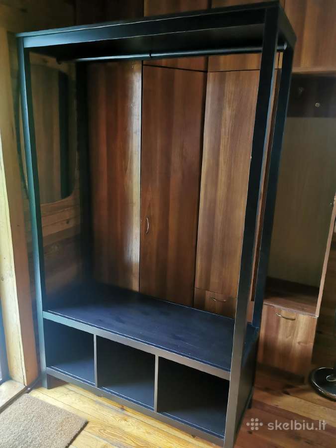 Medinė atvira rūbų spinta Hemnes - nuotraukos Nr. 5