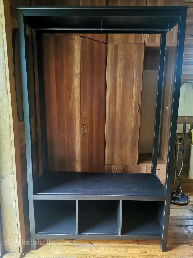 Medinė atvira rūbų spinta Hemnes - nuotraukos Nr. 4